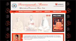 Desktop Screenshot of paramanandamissionindia.org